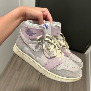 Nike Air Jordan 1 Light Purple Sneakers